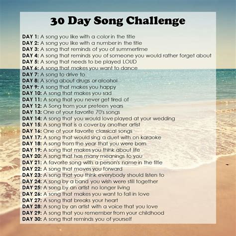 challenge mp3 songs|30 day song challenge.